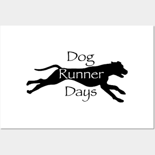 Dog Runner Days Logo Posters and Art